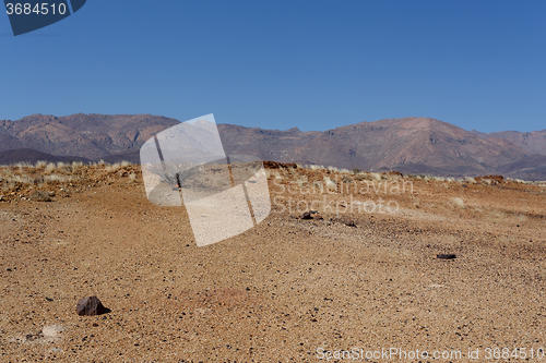 Image of fantrastic Namibia desert landscape