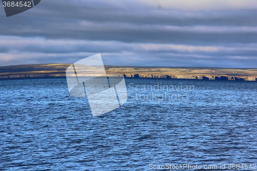 Image of The Barents sea and coast of Vaygach island