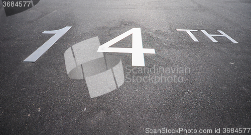 Image of metal lettering at promenade in front of hotel New York  Rotterdam Holland