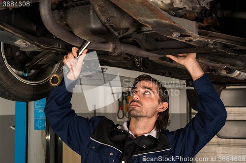 Image of Auto mechanic portrait