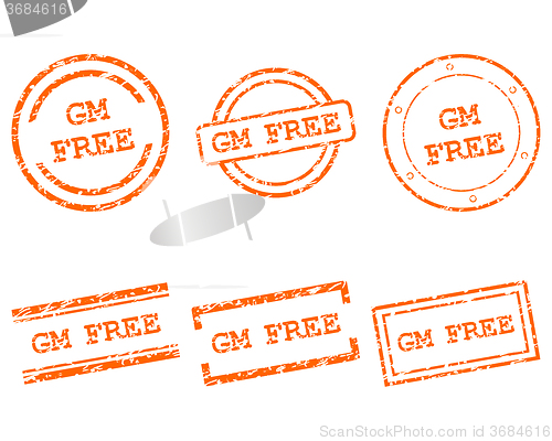 Image of GM free stamps