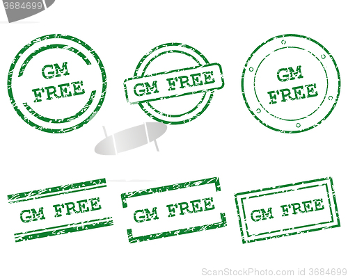 Image of GM free stamps