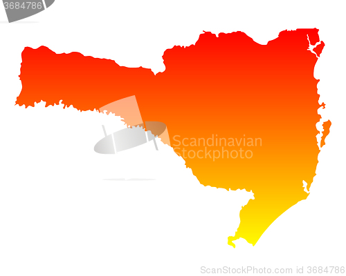 Image of Map of Santa Catarina