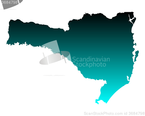 Image of Map of Santa Catarina