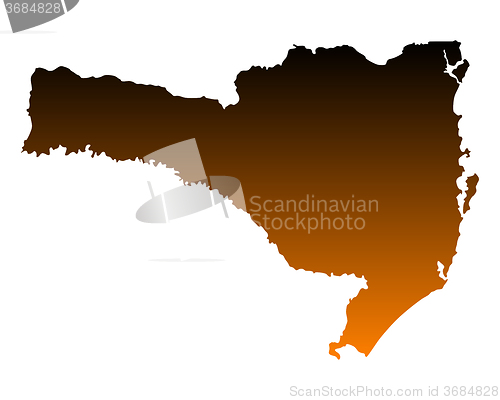 Image of Map of Santa Catarina