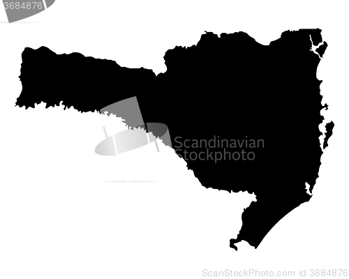 Image of Map of Santa Catarina