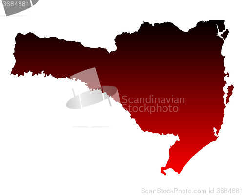 Image of Map of Santa Catarina