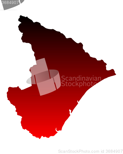 Image of Map of Sergipe