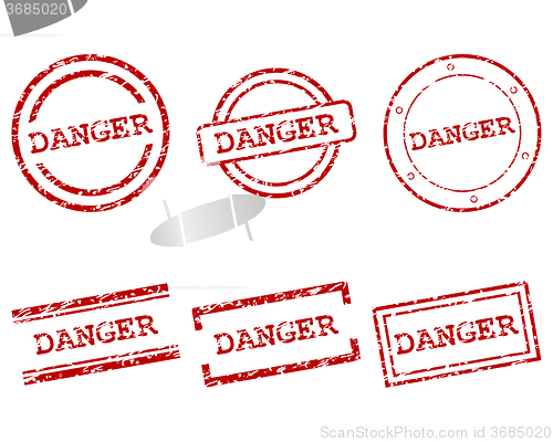 Image of Danger stamps