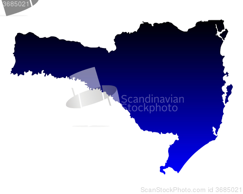 Image of Map of Santa Catarina