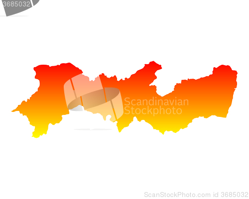 Image of Map of Pernambuco