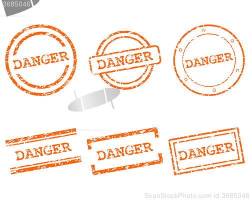 Image of Danger stamps