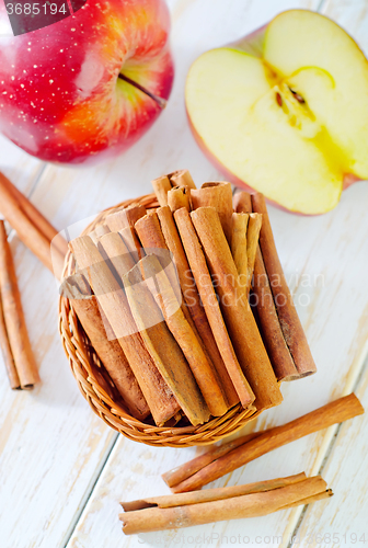 Image of apples and cinnamon