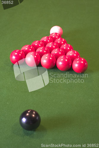 Image of Snooker balls