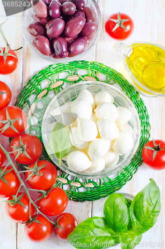 Image of ingredients for caprese