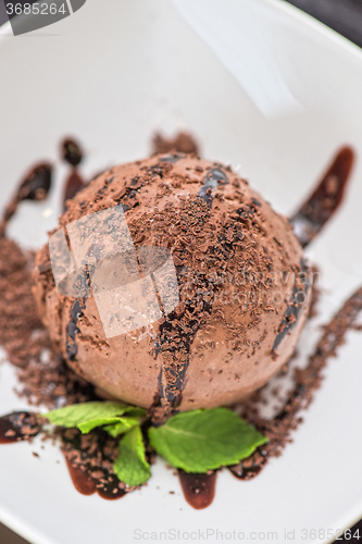 Image of chocolate ice cream