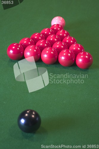 Image of Snooker balls