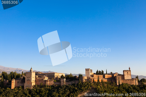 Image of Alhambra in Granada - Spain