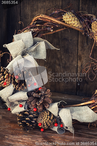 Image of Festive wreath decoration