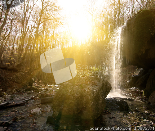 Image of Waterfall in the wood