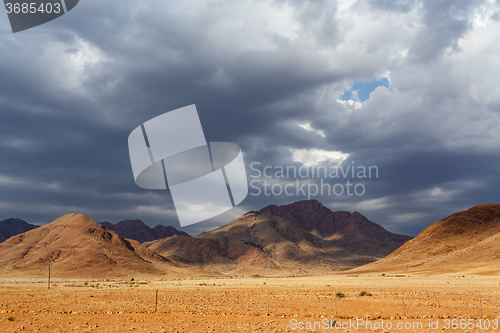 Image of fantastic Namibia desert landscape