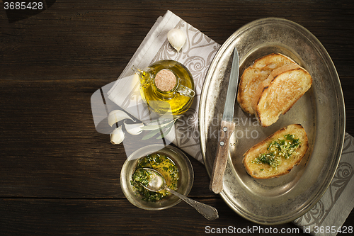 Image of Olive oil with bread