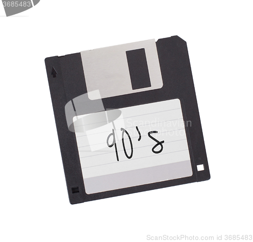 Image of Floppy Disk - Tachnology from the past, isolated on white