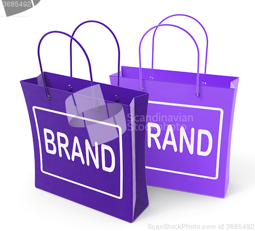 Image of Brand Bags Show Branding Product Label or Trademark