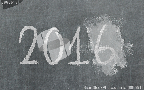 Image of 2016 - Old chalkboard