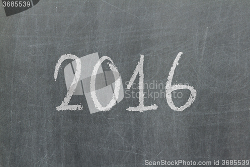 Image of 2016 - Old chalkboard