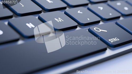 Image of keyboard magnifying glass