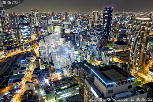 Image of Osaka city night