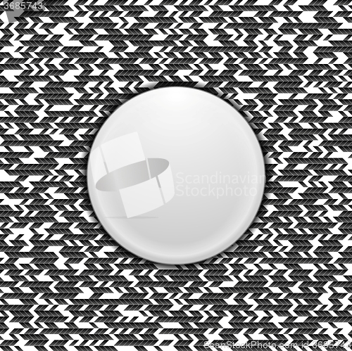 Image of Black and white tech texture design