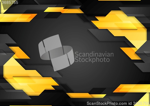 Image of Abstract tech geometric corporate background