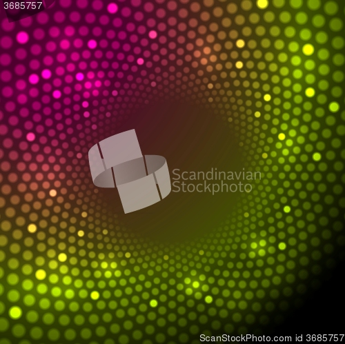 Image of Bright shiny lights abstract background
