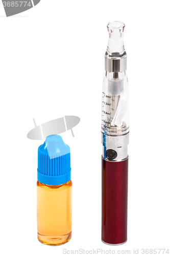 Image of Electronic cigarette with liquid