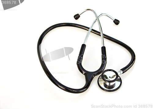 Image of stethoscope on white