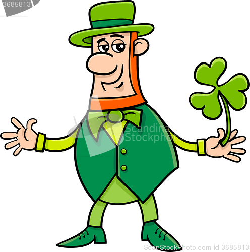 Image of leprechaun on st patrick day