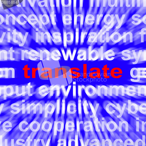 Image of Translate Word Means Converting To Another Language