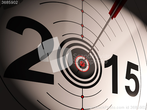 Image of 2015 Projection Target Shows Successful Future