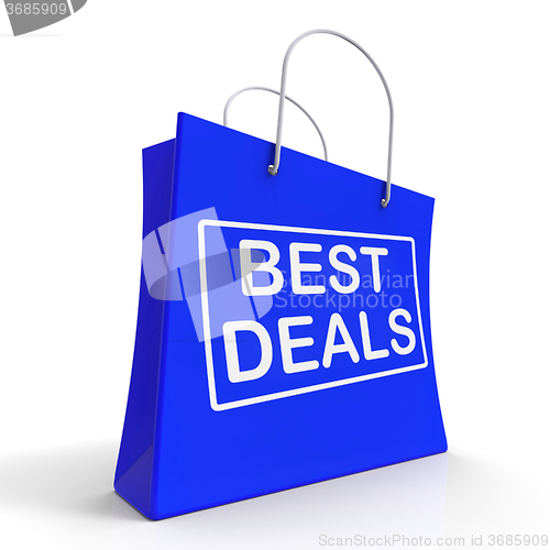 Image of Best Deals On Shopping Bags Shows Bargains Sale And Save