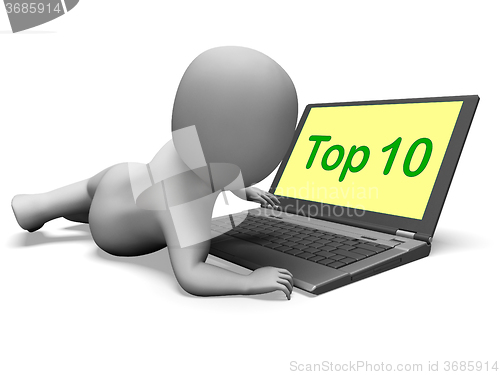 Image of Top Ten Character Laptop Shows Best Top Ranking