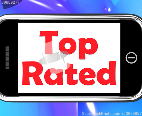 Image of Top Rated On Phone Shows Best Ranked Special Product