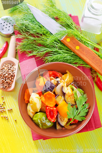 Image of baked vegetables