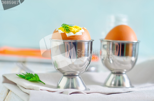 Image of boiled eggs