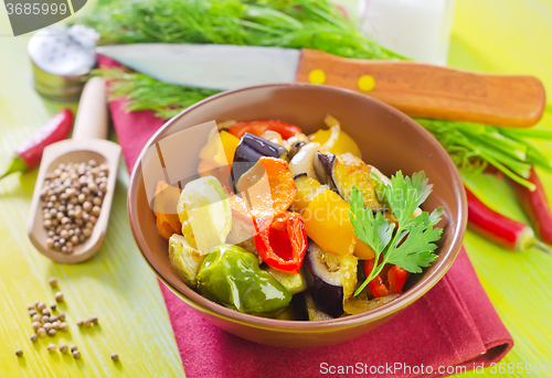 Image of baked vegetables