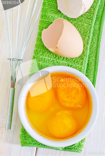 Image of raw eggs