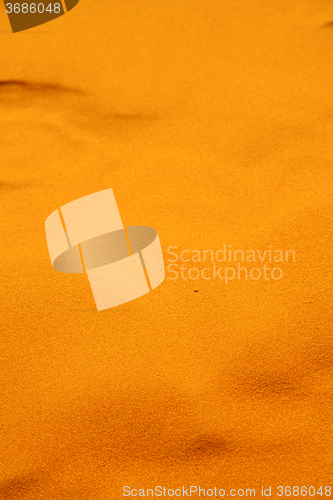 Image of the brown sand dune in the orange
