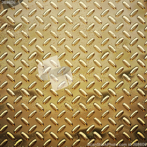 Image of rough gold diamond plate