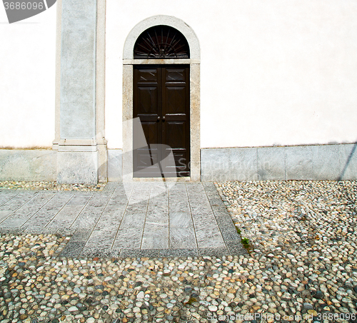 Image of old architecture in italy europe milan religion and sunlight